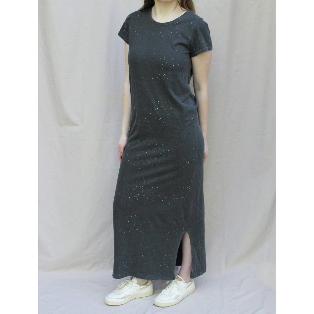Grey Speckled T-Shirt Maxi Dress, Nanavetee